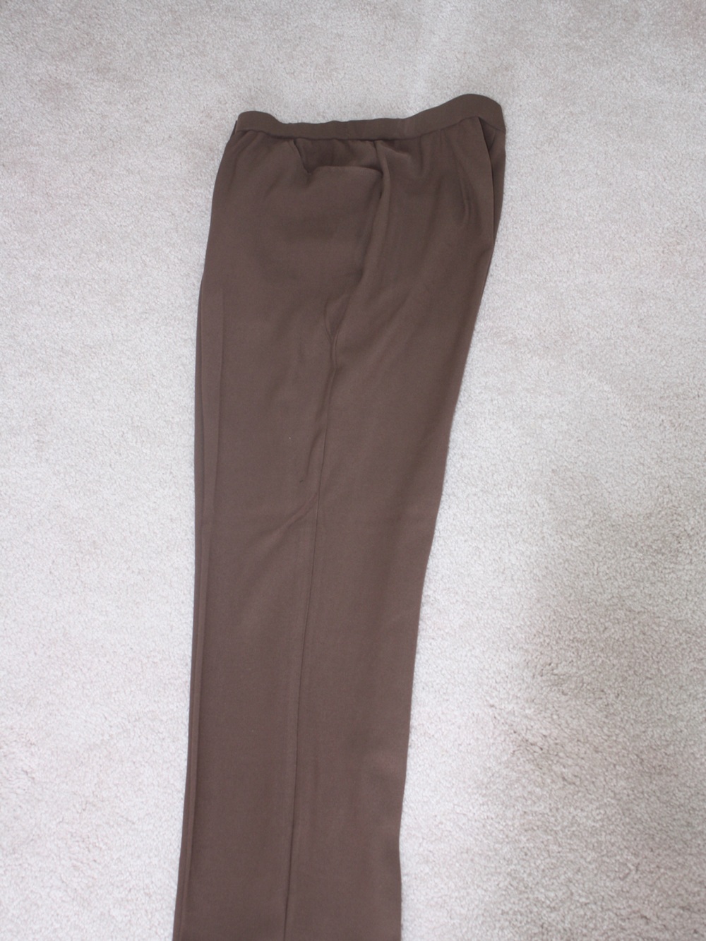 Susan Graver Women’s Brown Stretch Pants – Size Small